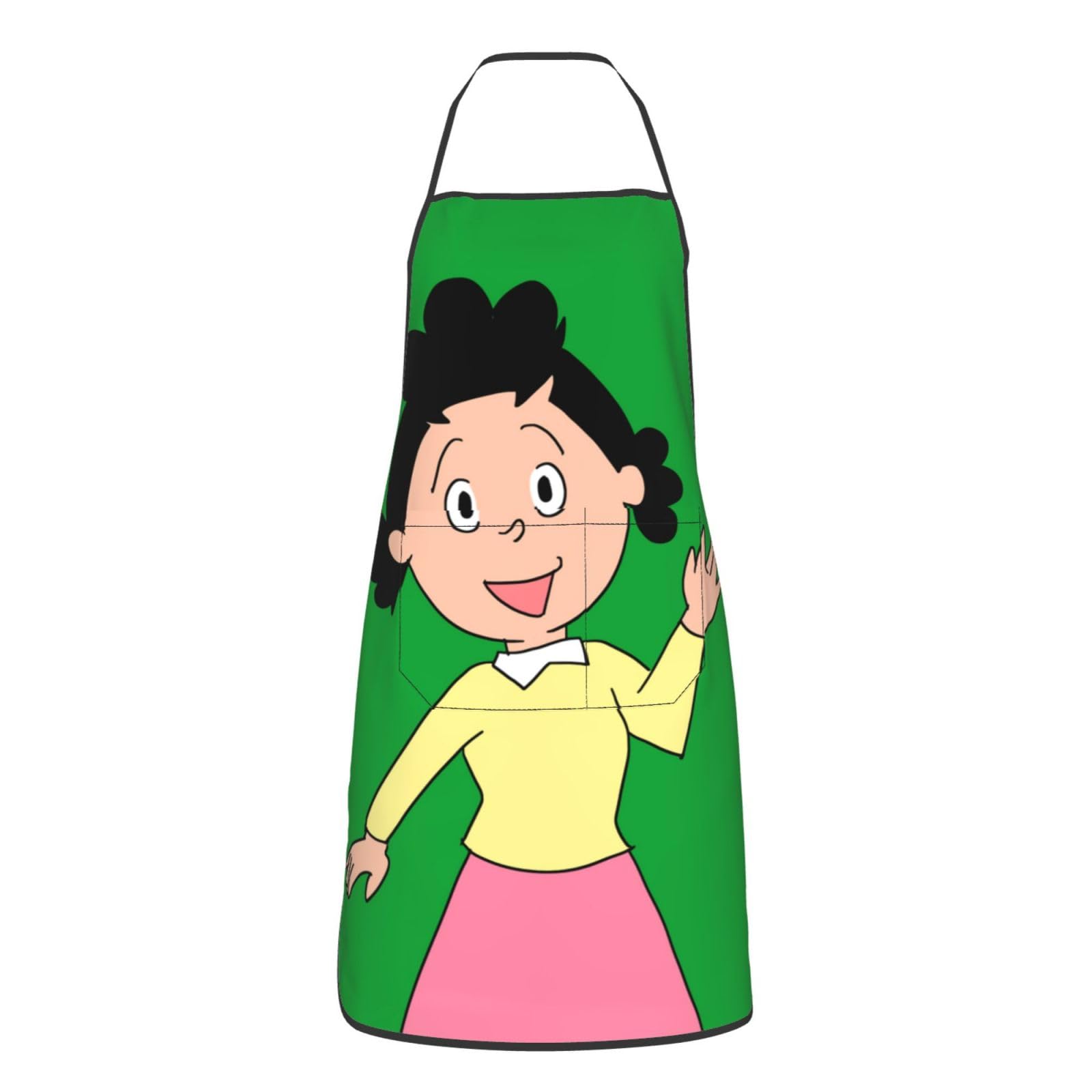 Amazon｜サザエさん カフェエプロン 首掛け 前掛け 保育士 メンズ