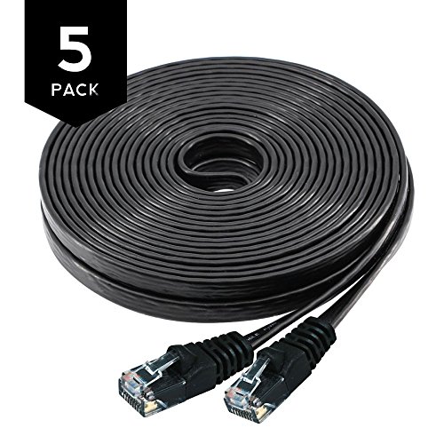 Cable de Red Ethernet Cat6 Plano 20 ft RJ45 5 unidades miniatura 2