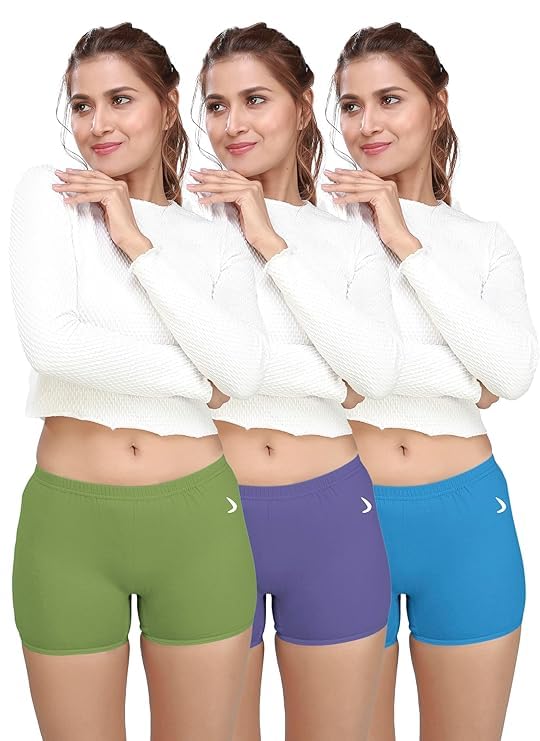 alba Flora Women’s Boyshorts, 100% Combed Cotton, High Waist Full Coverage Panty, Soft & Breathable Daily Comfort Innerwear, Snug Fit-picture-43