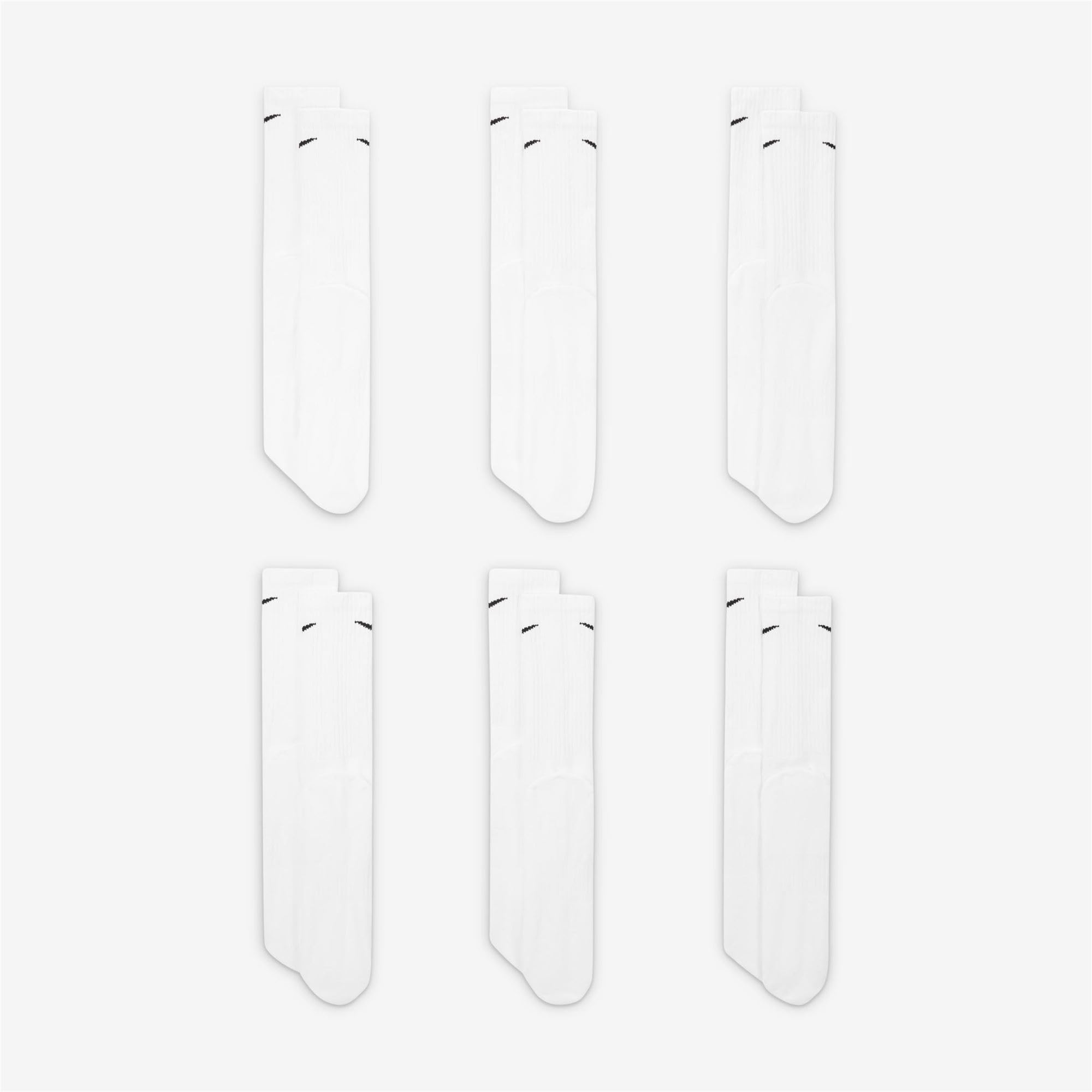 NIKE Nike Performance Cushion Crew Socks 6 par - Taśma Uniseks Performance Cushion Crew Socks With Band (6 Pairs) (36 w zestawie)