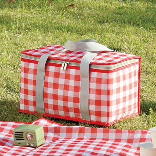 Saco Térmico Isolado, Saco de Almoço Impermeável de Grande Capaci...