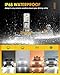 FAHREN H11 9005 Led Bulbs Combo 100000LM Intense Brightness H8/H9 HB3 Bulbs，6500K Cool White, 1:1 Mini Size, Quick Install, Plug and Play, Pack of 4 (2025 Updated)