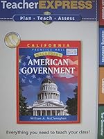 Magruder's American Government California TeacherExpress 0132513676 Book Cover