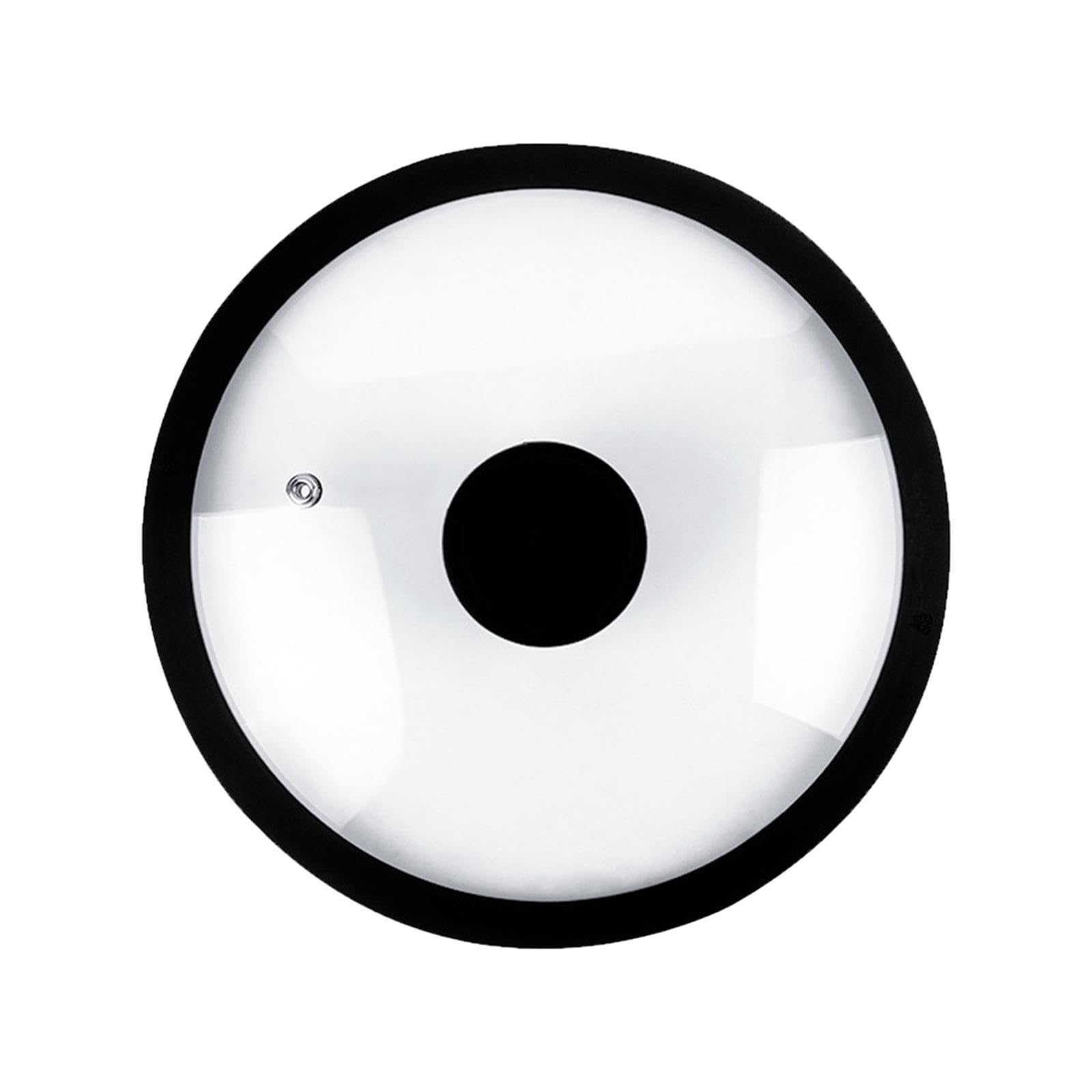 Coperchio di Ricambio in Silicone per Pentole, Coperchio per Pentole, Bordo in Silicone Temperato, Coperture Superiori, Coperchio per Pentole, Coperch, Nero, 29 Cm