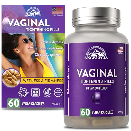Vaginal Tightening Pill - Tighten, Rejuvenate & Lubricate - Vaginal Moisturizer Pill for Dryness and Vaginal Tightening - Vaginal Health Solution - Vagina Health with Moisturizing Benefits