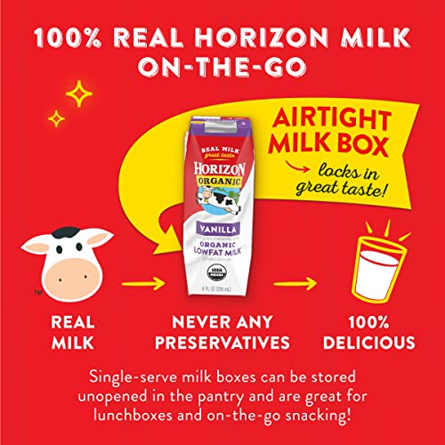 Image of Horizon Organic Vanilla Milk, 8 Fl Oz, 8 Count