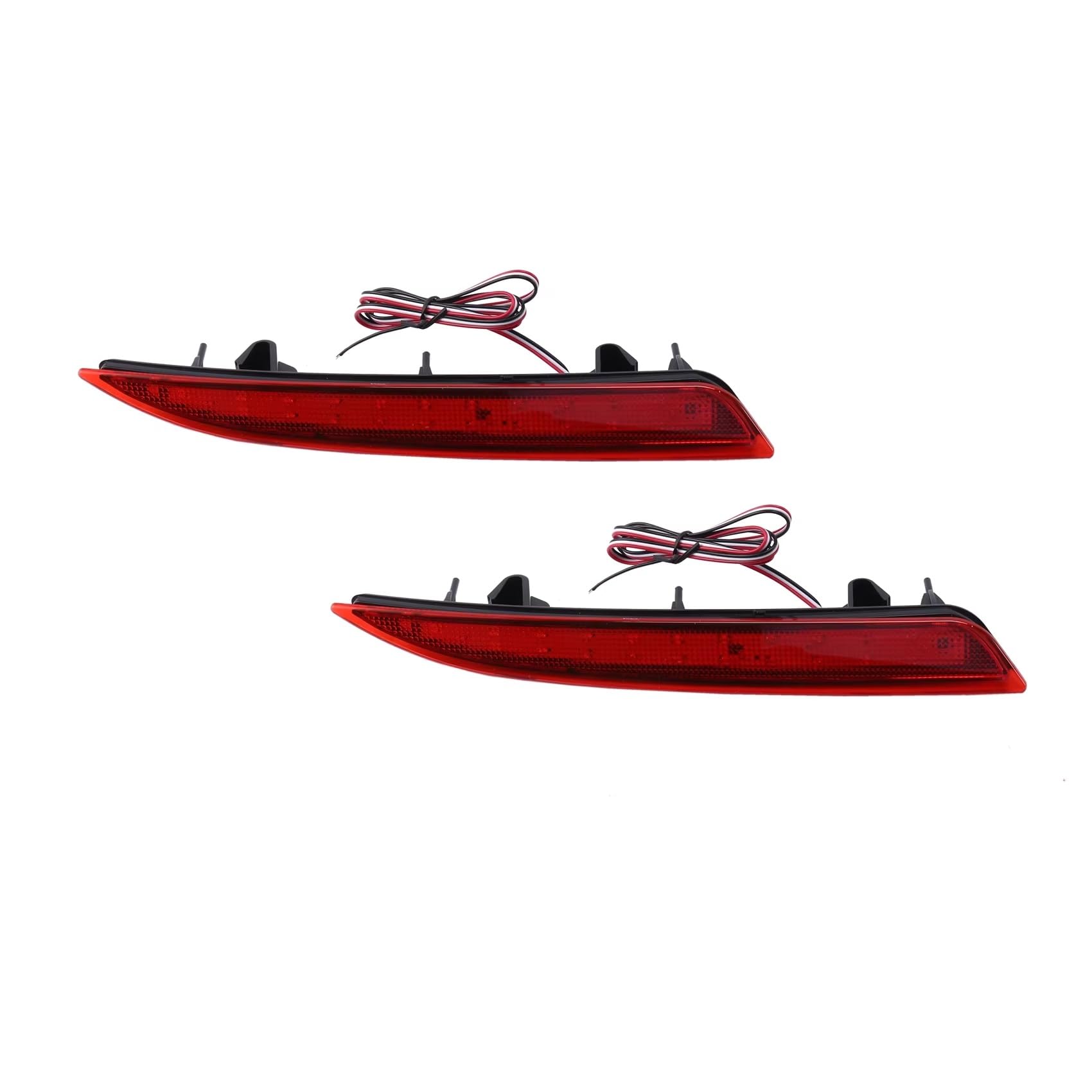 Phare Arrière Pour Vauxhall Pour Astra J 09-15 Puissant 1 Paire LED Réflecteur De Pare-chocs Arrière Queue Lumière Led Feux Stop Recul Lentille Feu Arrière
