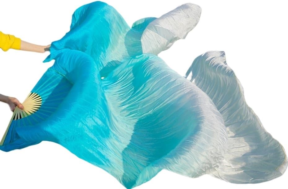 Éventails de danse en soie pour éviter les blocages de tissu pendant vos chorégraphies