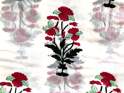 Housse de coussin en tissu imprimé indien en coton doux