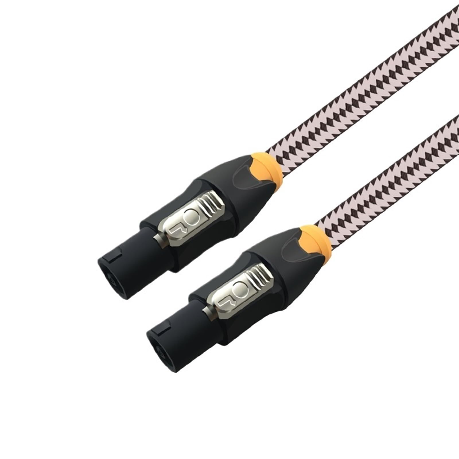 Cable de Altavoz Speakon NL4FC Cable de Altavoz Om for Altavoz Activo M/M 1M 2M 3M 5M(White,2m)
