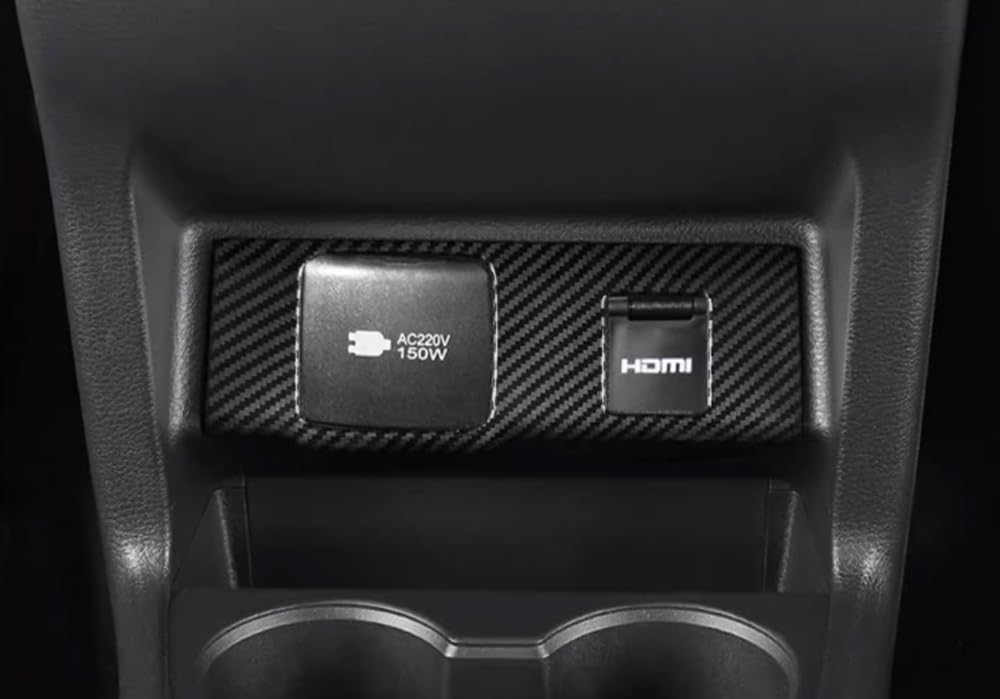 Amazon.com: ERIDANUS Auto Accessories Fit for Toyota Sienna 2025 2024 2023  2022 2021 Middle Console Rear Air Outlet Cigarette Lighter Trim (Carbon  Fiber for High Configuration) ABS 1 PCS : Automotive