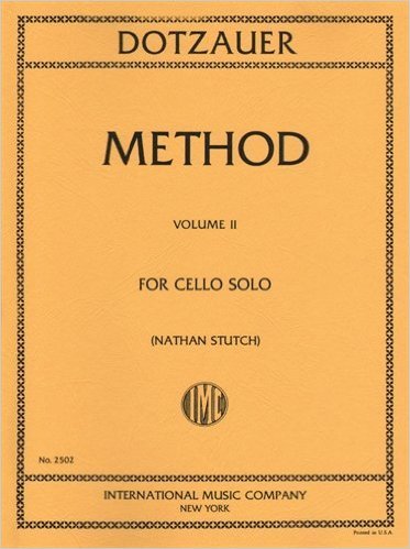 Dotzauer, J Friedrich Method for Cello, Volume 2 Cello solo edited by Nathan Stutch - International      Sheet music