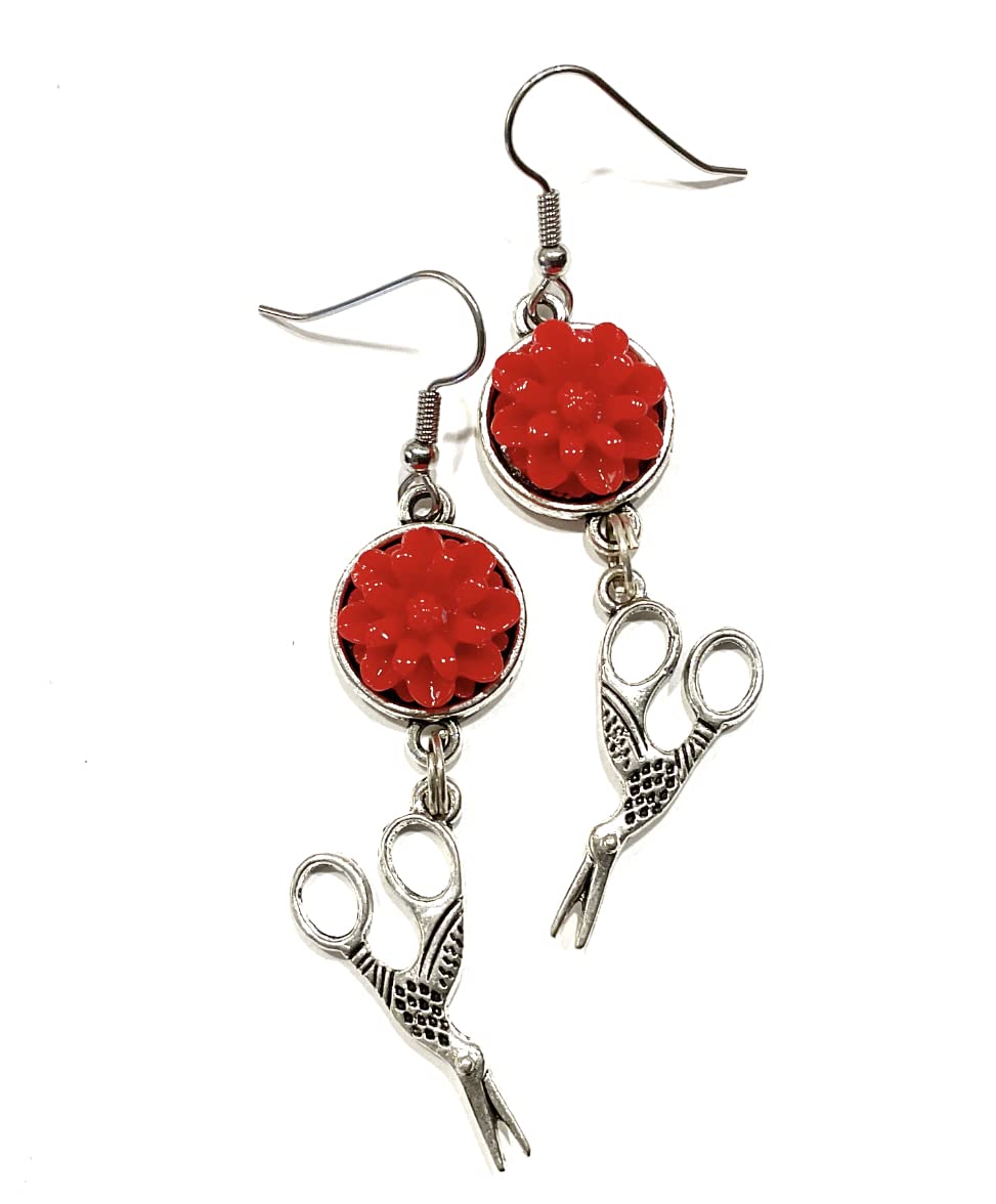 Scissor Earrings, Hairdresser Earrings, Scissors Earrings