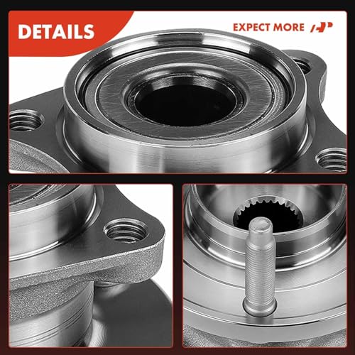 A-Premium 2 x Rear Wheel Bearing and Hub Assembly with 5-Lug Compatible with Ford Edge 2007-2010 & Lincoln MKX 2007-2010, 4-Wheel ABS, AWD Only by A-Premium - Used condition - Image 9