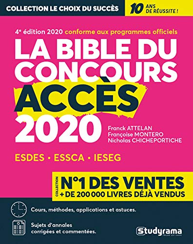 Télécharger La bible du concours ACCES 2020 PDF