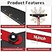 ecpiunk Professional Stair Tread & Measuring Template Tool, Aluminum Solid Stair Tread Gauge, Precision Template Jig for Effortless Installation Many Different of Layout Projects (Red-Gray)