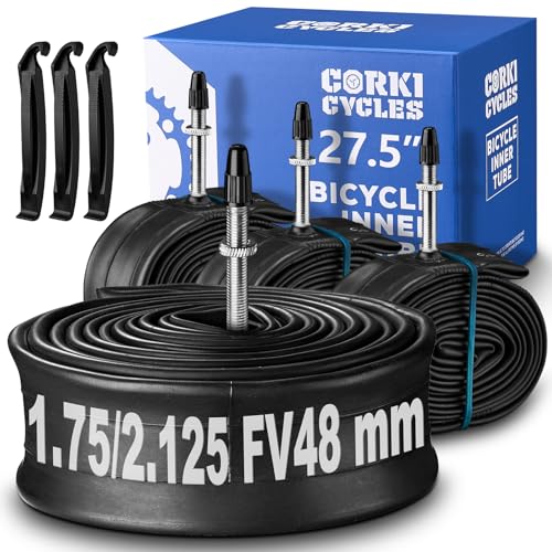 4 Pack 27.5 Mountain Bike Tube 27.5 x 1.75 1.95 2.0 2.1 2.12