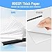6pcs Legal Pads 8.5 x 11, Notepads 8.5 x 11, Writing Pads of Paper, White Note Pads, Memo Pad Papers Perforate, Legal Notepads Wide Ruled Lined,30Sheets/Pack