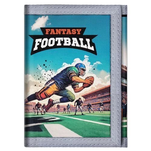 Kids Wallet for Boys,Boys Wallet for Kids Ages 5-7,4-10,Coin Pocket, Toddler Wallets(American football)