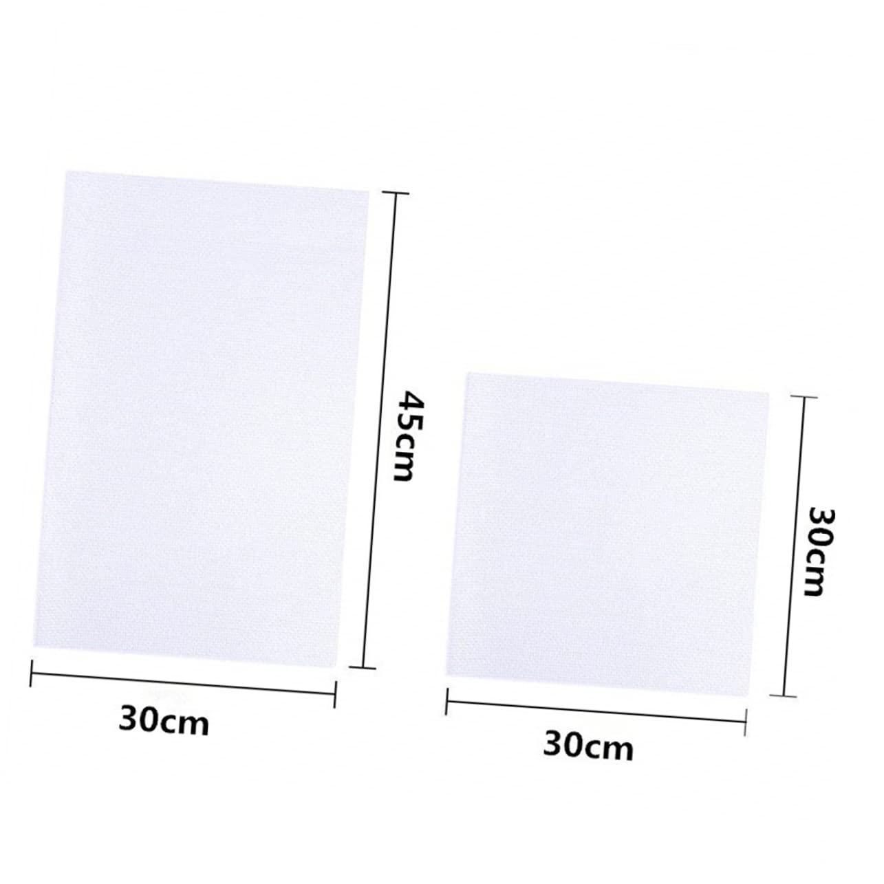 ARTIBETTER Embroidery Fabric Set 4pcs Cross-Stitch Cloth 30x30cm 30x45cm for Needlework Projects DIY Crafts