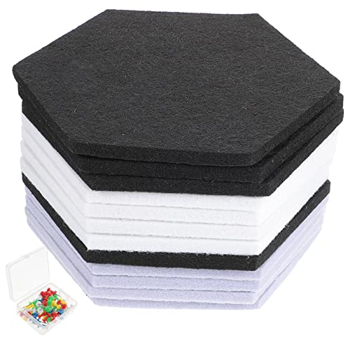 Paneles acústicos hexagonales 12 piezas material de alta densidad para absorción de sonido para aislamiento y reducción de ruido fácil de instalar para estudios y habitaciones miniatura 1
