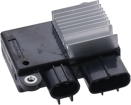 BYOBYO Cooling Fan Control Module 5 Pins 89257-12010 499300-3400 for Mazda 5 2.3L 2007-2010 for Mazda CX-7 2.3L 2007-2009 for Toyota Corolla 1.8L 2009-2013, Black