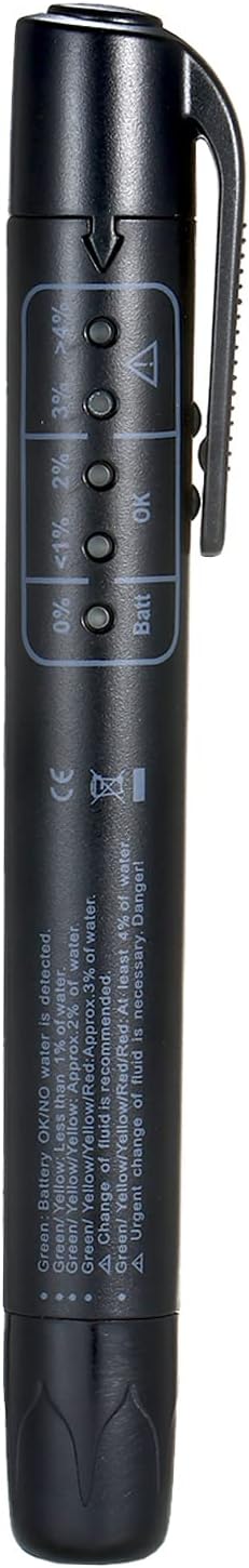 Automatyczny analizator oleju hamulcowego z 5 wskaźnikami LED do DOT3 DOT4 DOT5