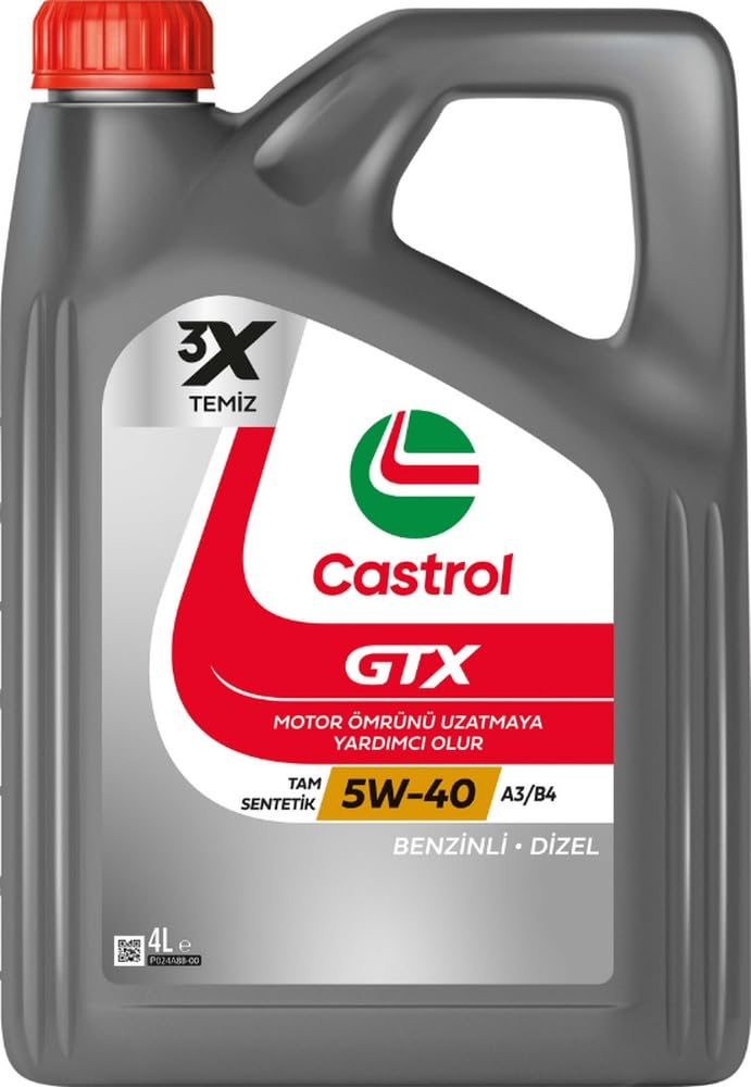 CASTROL GTX 5W-40 A3/B4 4L Motor Yağı