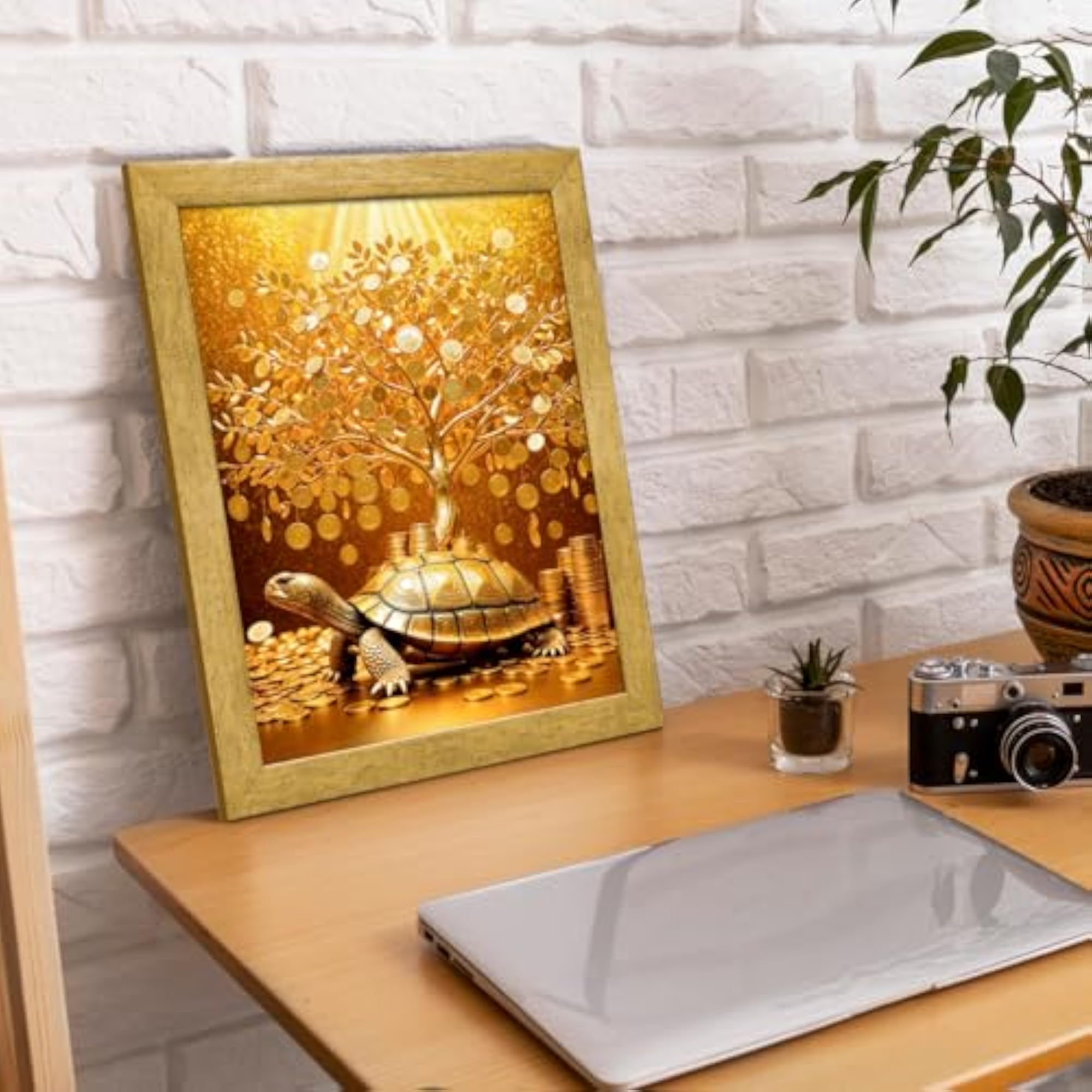 Paper Money Tree Painting for Vastu