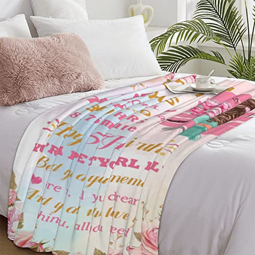 Owl Queen 15Th Birthday Gifts For Girls - Best Gifts For 15 Year Old Girls Throw Blanket,Gifts For 15 Year Old Girls Teenage Girls Birthday Decorations Gift Ideas 60"X50" #TOP2