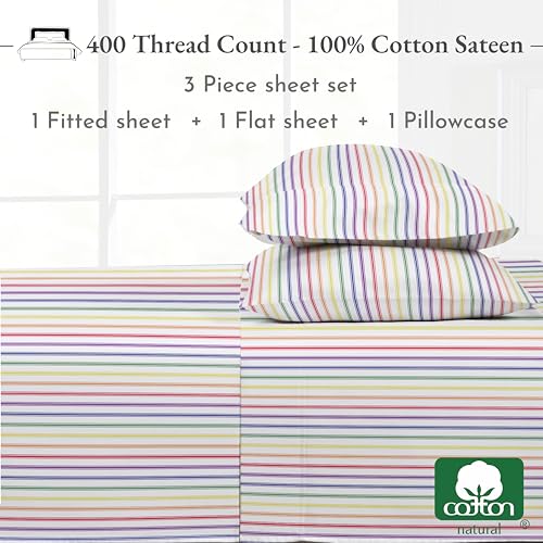 image for California Design Den Printed Twin XL Sheet Sets - 400 Thread Count Sa