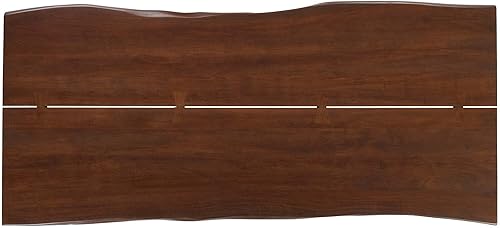 Miniatura 5 de Modway Ardor - Mesa de comedor rectangular de madera de acacia con borde vivo de 96 pulgadas en nogal negro