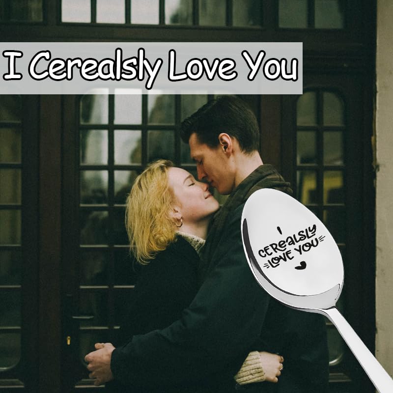Cucchiaio per coppia per lui e lei, regalo di San Valentino per fidanzata, fidanzato, anniversario, regalo di nozze per coppie, regali di compleanno per moglie, marito, fidanzato, fidanzata