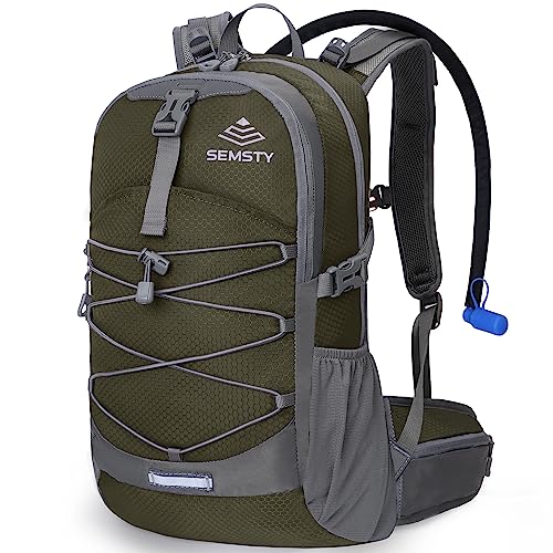 Semsty Hydration Backpack 20L & 2L Water Bladder, Water Backpack, Insulated Hydration Pack For Hiking Cycling Running #TOP7