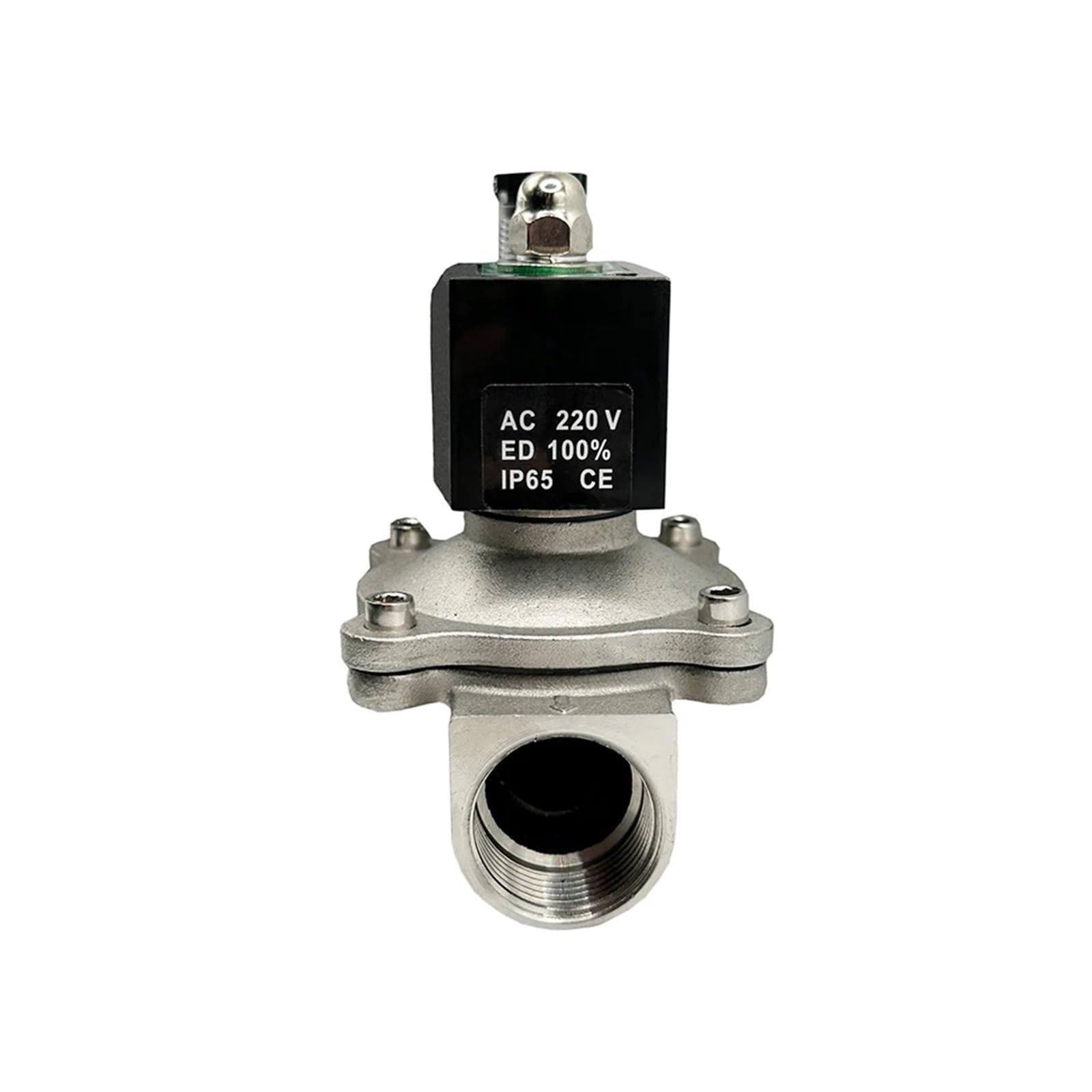 1/2" 3/4" 1" 2" Normalerweise geschlossenes elektrisches Magnetventil Wasser 24 V 230 V 24 V 12 V Edelstahl IP65(3/4")