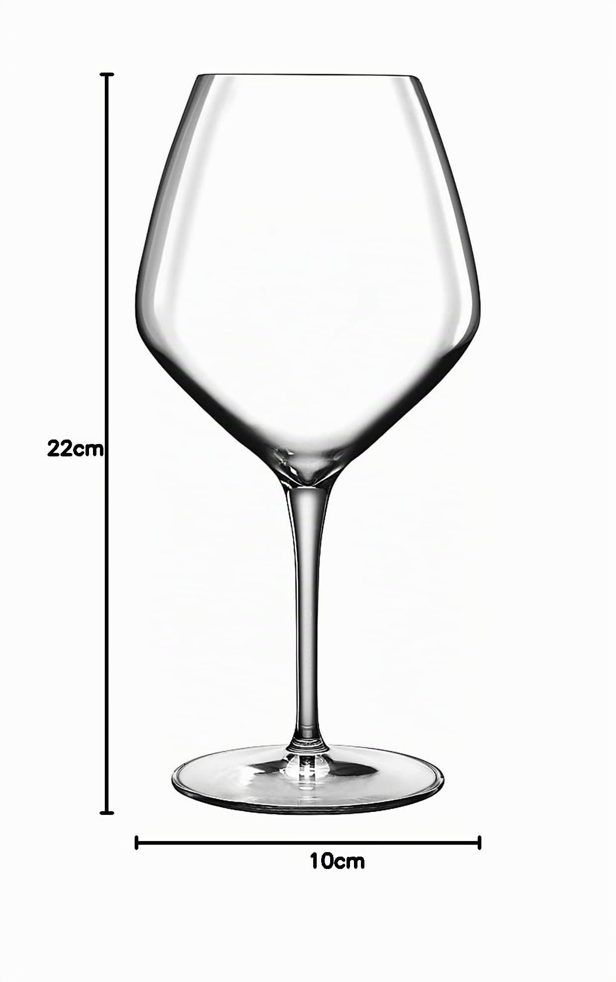 Bormioli Luigi Atelier Juego Copas para Pinot, Vidrio, Transparente, 61 cl, 6 Piezas