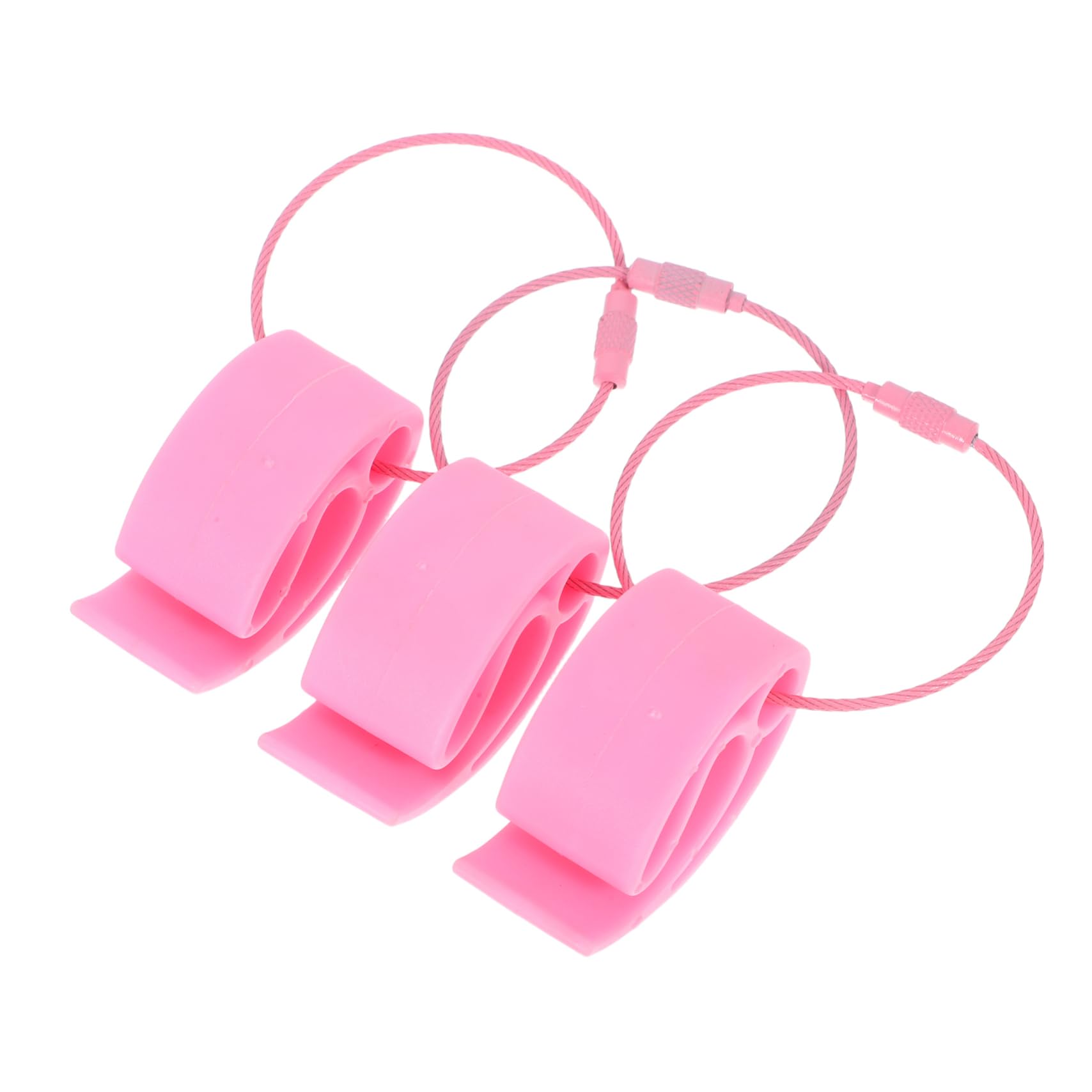 Holibanna 3Pcs Portable Flying Disc Clips Ergonomic Sport Disc Hook Holder for Outdoor Activities Compact and Lightweight Design for Easy Carrying for Recreation and Family Fun