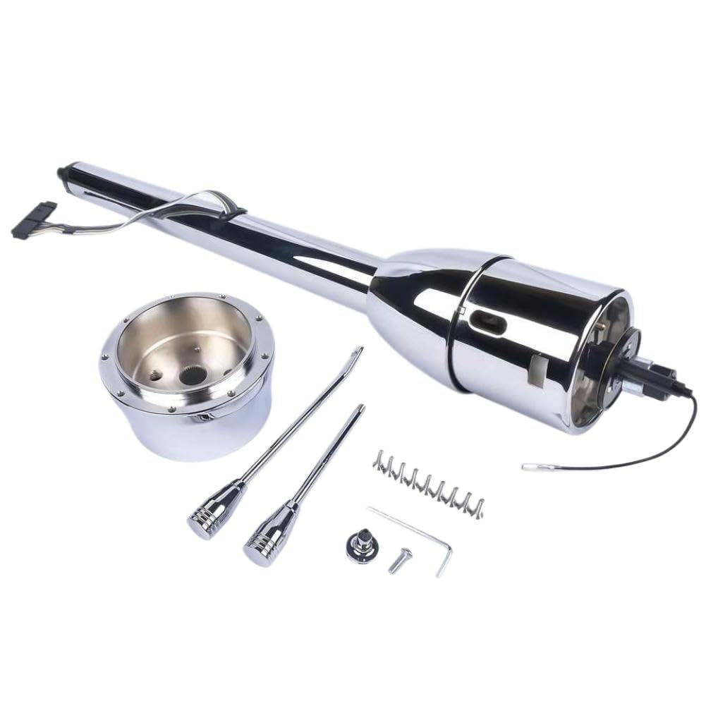 Piantone dello sterzo manuale con inclinazione dello spostamento del pavimento con adattatore per ruota senza chiave da 32 pollici compatibile con AP03
