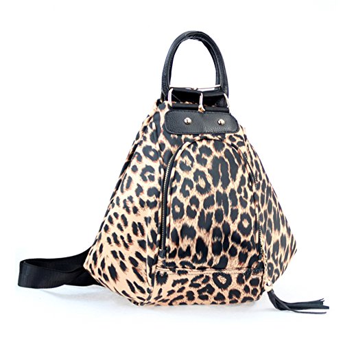 Sac à dos mini imprimé léopard pour femme idéal comme accessoire de mode casual au quotidien