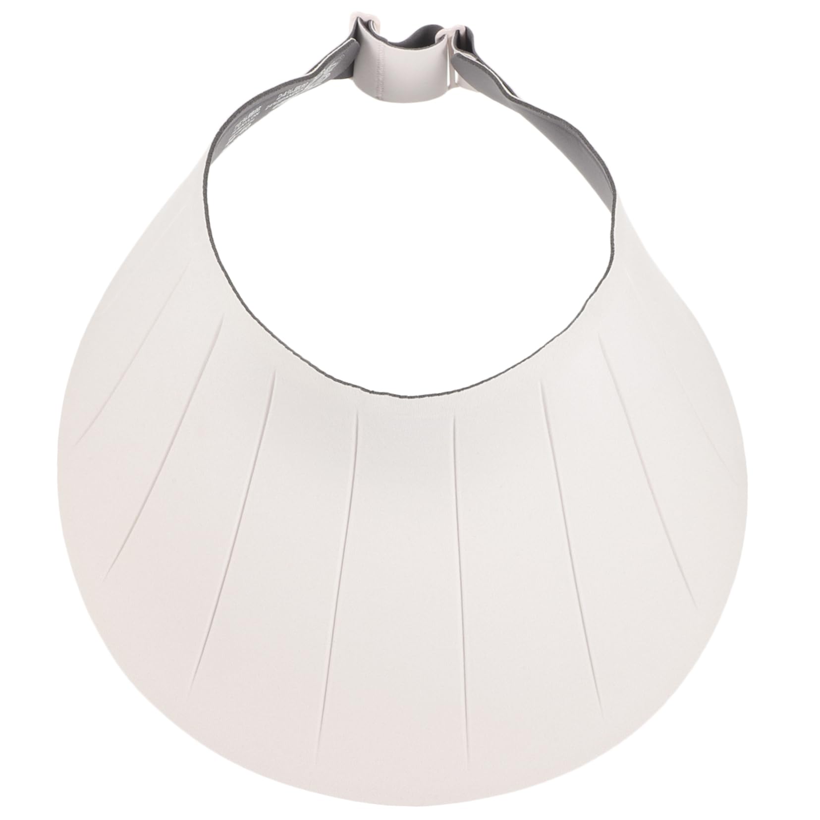 BESPORTBLE Chapeau Anti UV chapkas Femme Bonnet Creme Solaire Chapeau de Camionneur Haut de Forme Vide de Plage à Large Bord visières de Plage pour Femmes Nylon Blanche