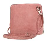 Girly HandBags Womens Genuine Suede Cross Body Shoulder Bag Coral
