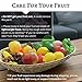 40 PCS Realistic Fake Fruits for Decoration - Lifesized Fruits Includes Artificial Grapes, Apples, Lemons, Kiwis, and More