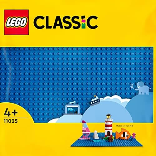 LEGO Classic Blue Baseplate 11025 Building Kit for Kids (1 Piece)