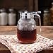 The Pioneer Woman Clear Syrup Pourer Dispenser Embossed Pressed Glass, White