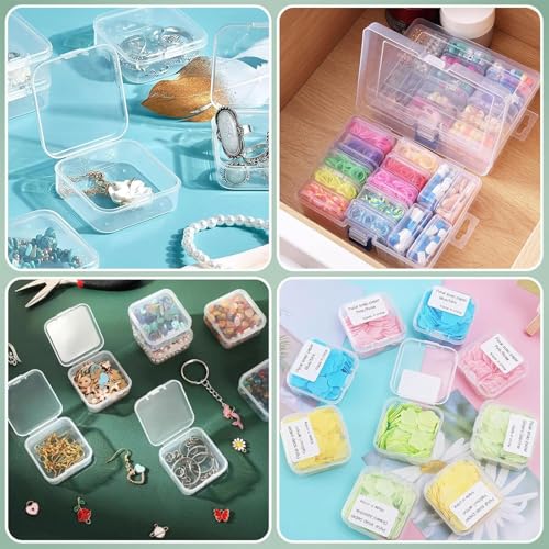 Image of Gozaqe 15 Pcs Jewellery Organizers Box Set,Organizer Storage Box Plastic