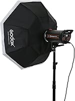 Vista 3 de Godox Octagon Softbox 37 inch/95cm Photography Light Diffuser and Modifier with Bowens Speedring Mount for Monolight Photo Studio Strobe Lighting