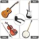 Newaner Gitarren Haken Gitarrenständer Wand Halterung für Akustikgitarre, klassische Gitarre, E-Gitarre, Bass, Ukulele(6 Stück)