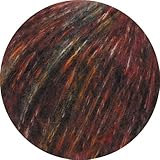 100 m Lana Grossa Brigitte No. 2 Tweed 112 - Bordeaux/Orange/Türkis/Petrol/Khaki