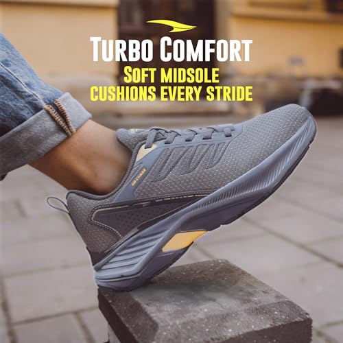 Image of ASIAN Pulse-02 Men's Running Shoes | Lightweight Sports Shoes with Breathable Mesh | High-Grip Sole & Cushioned Comfort | Ideal for Running & Daily Fitness