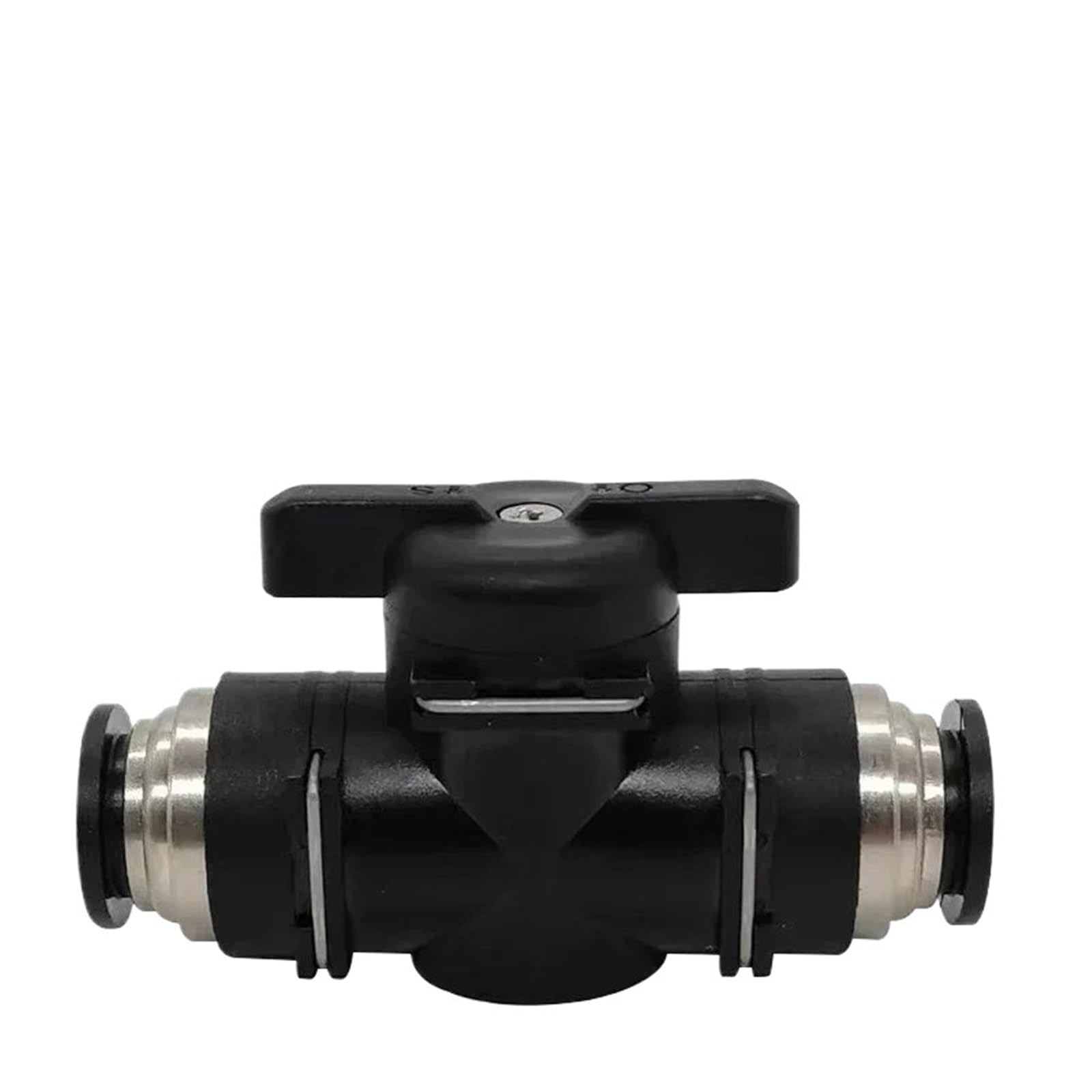 Aria Compressa Attacco 10 pz 4mm 6mm 8mm 10mm 12mm Pneumatico Push In Giunto Rapido Connettore Valvola A Mano for Girare interruttore Manuale Sfera di limitazione corrente(BUC 10MM,10 PCS)